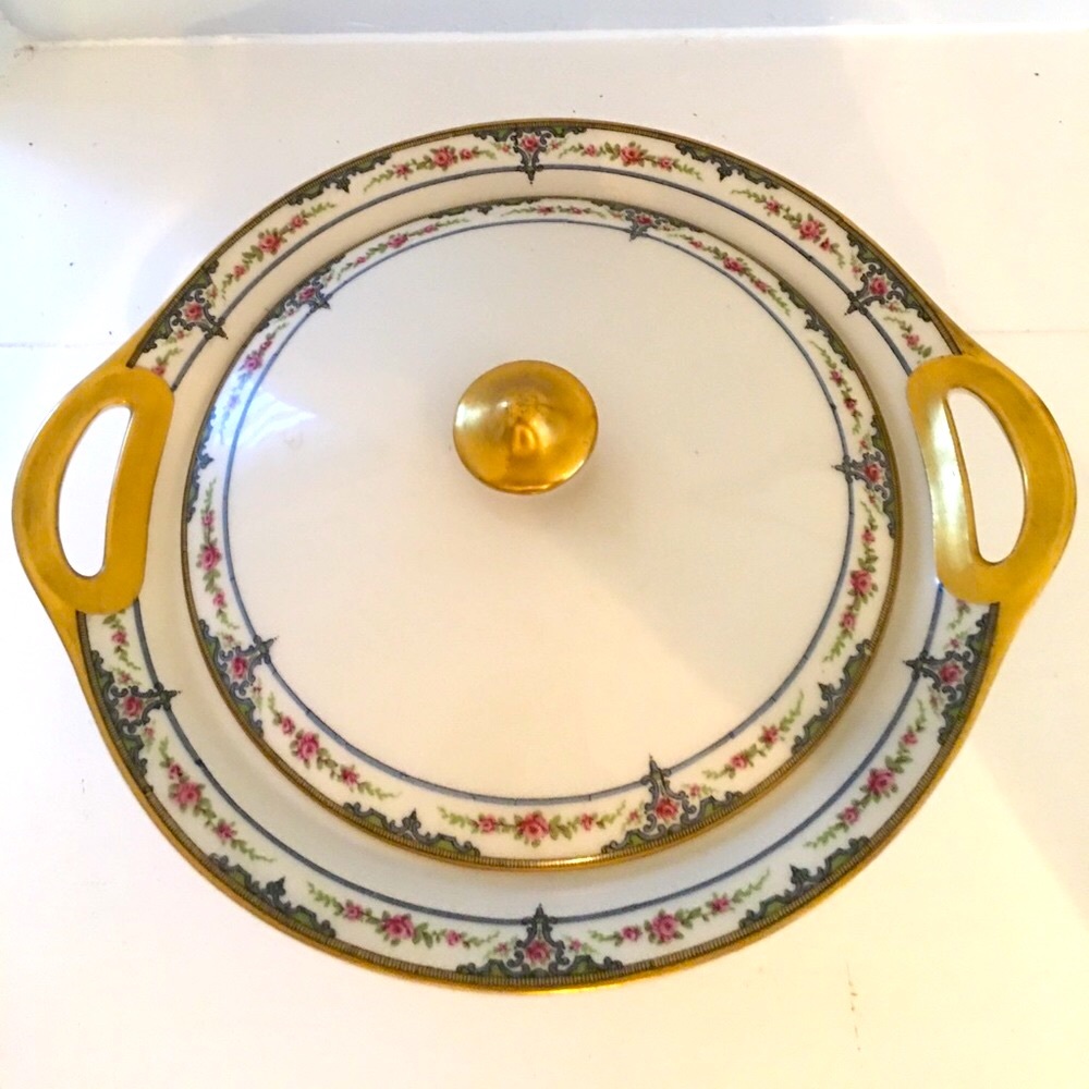 Vintage French Limohes Theodore Haviland - Covered Casserole
